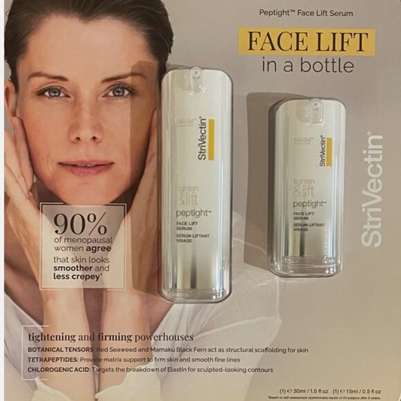 Strivectin Tighten & Lift Peptight Face Lift Serums 2 Pack 1oz & 0.5 Oz NIB - Picture 1 of 6